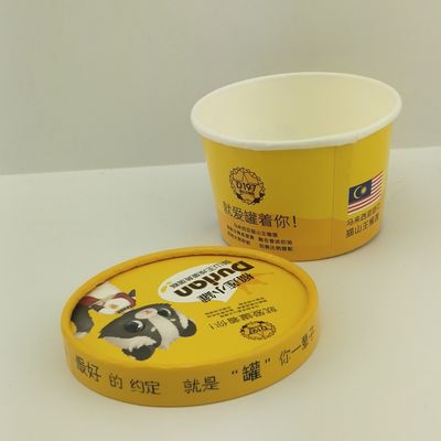 กระดาษปิด Custom พิมพ์กระดาษ ไอศกรีมถ้วย พิมพ์ถ้วยรับประทาน 8oz 250ml ถ้วยกระดาษ