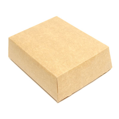 กล่องบรรจุอาหารรวดเร็วที่พับได้ กระป๋อง Kraft น้ําหนักเบา สะดวกต่อสิ่งแวดล้อม