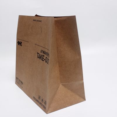 Spot Nordic Wind Creative ถุงกระดาษ Kraft ที่สามารถล้างได้ ถุงเก็บของในตู้เย็น